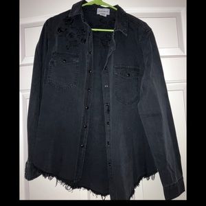 For the republic black shirt size 10